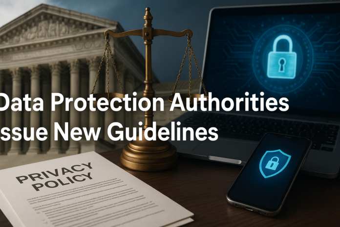 Data Protection Authorities Issue New Guidelines